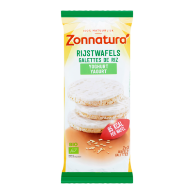 Zonnatura Rijstwafels Yoghurt 6 Stuks